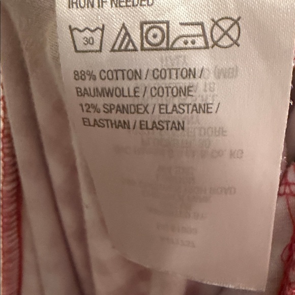 Susan Graver Red and White Checkered Women's Chinos - Picture 9 of 9